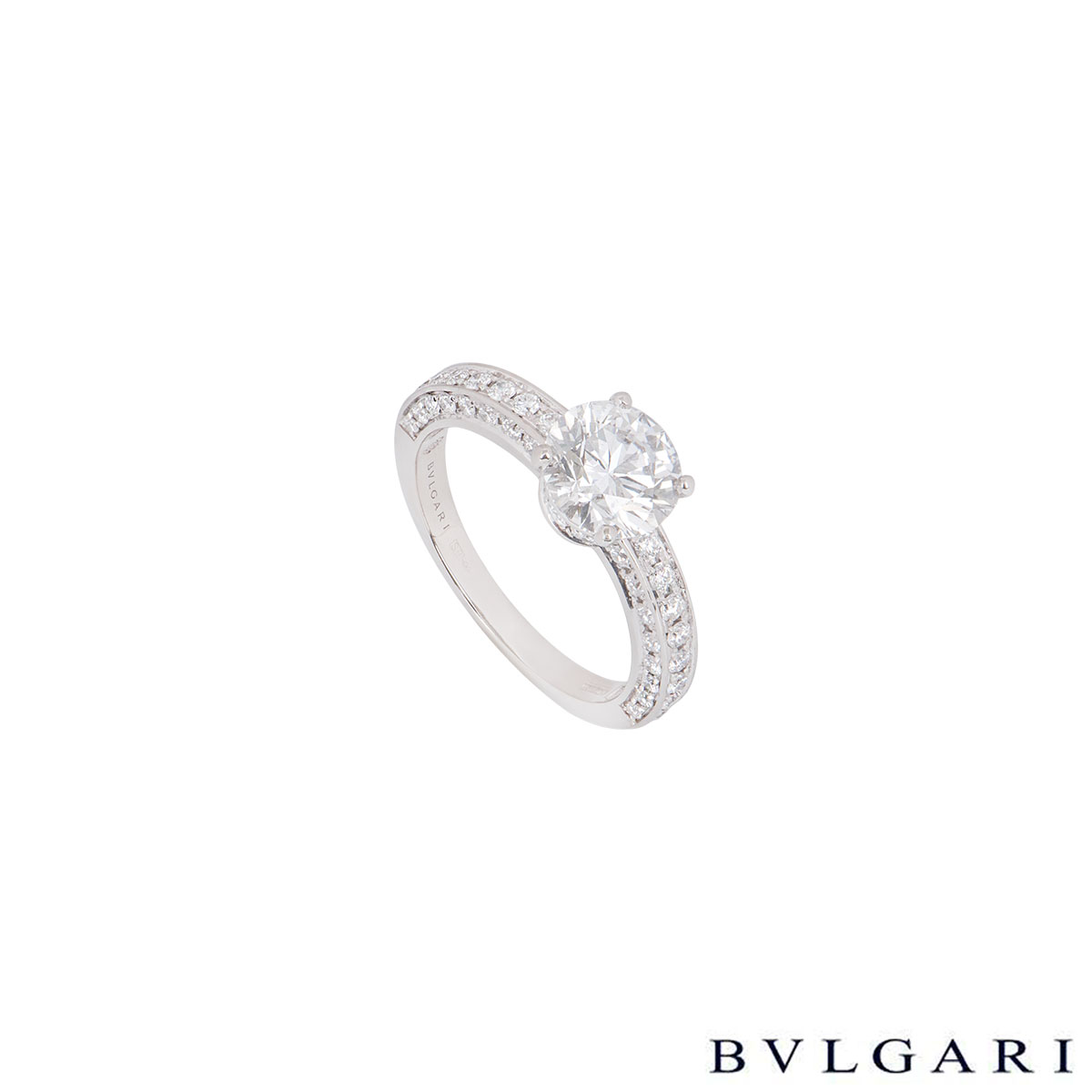 Bvlgari Platinum Diamond Dedicata A Venezia Ring  D/VS2 | Rich  Diamonds